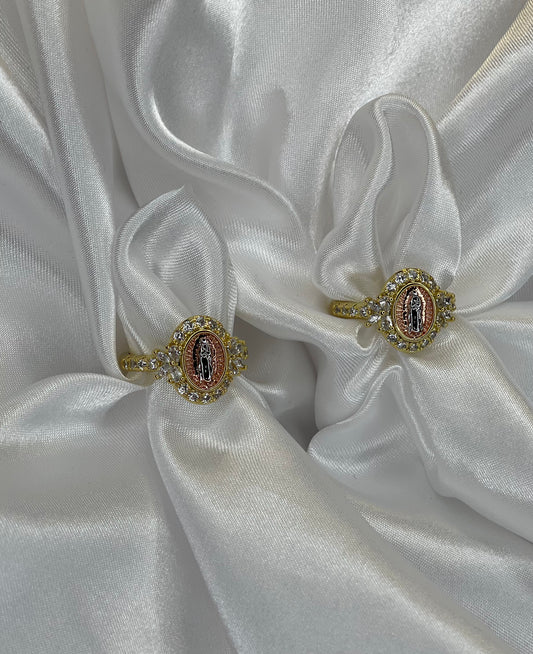 Crystal Virgencita Ring